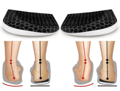 BIGGCOOL corrective insoles for supination improve alignment during daily activities.