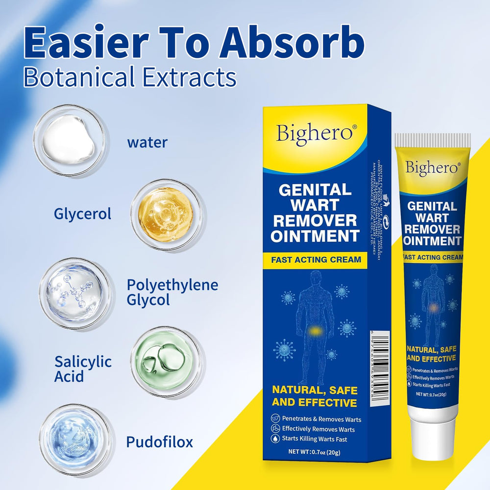 Bighero plantar wart remover suitable for feet and soles.