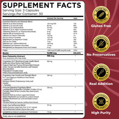 BIKAYALUE bottle label emphasizing hair health blend and ingredients