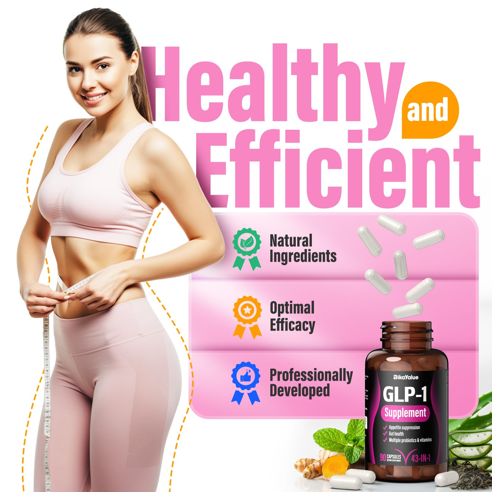 BIKAYALUE green tea extract capsules provide antioxidant-rich daily support.