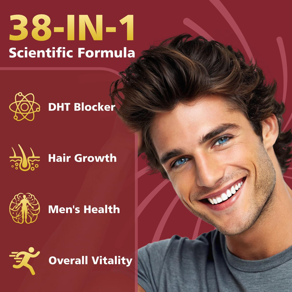 BIKAYALUE proprietary hair growth blend ingredients panel for men