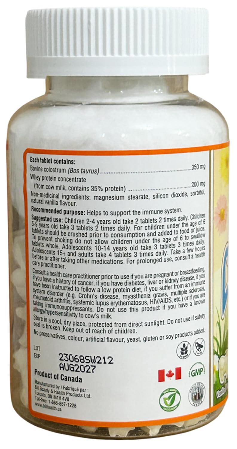 Bill Natural Sources Children's Colostrum daily-use box; simple habit for ongoing wellness.