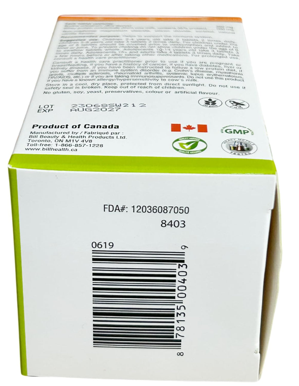 Bill Natural Sources Children's Colostrum image; supports daily wellness routine.