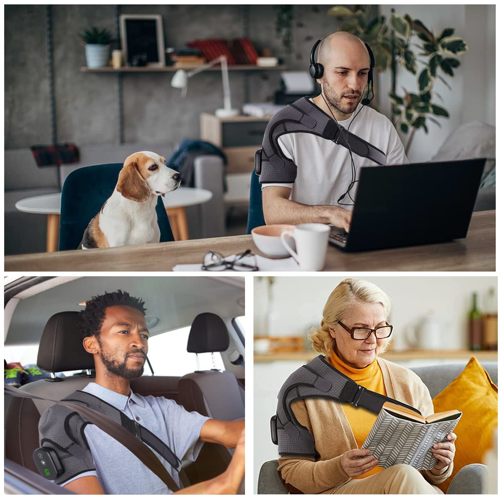 BINGONE cordless design enables movement freedom during sessions