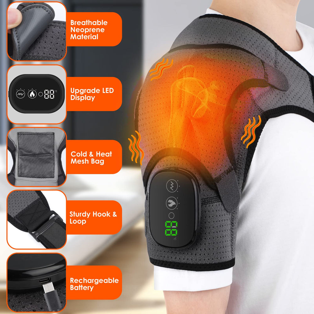 BINGONE three heating and vibration settings for customizable comfort