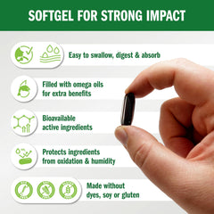 Bio-35 ionic-bonded minerals shown in bottle for enhanced absorption potential.