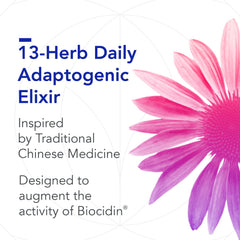 Bio-Botanical Research Biotonic Adaptogenic Tonic drops poured into a glass for easy mixing