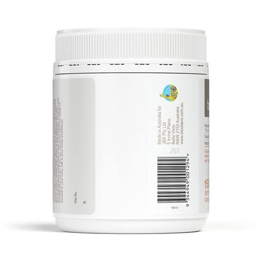 Bio Island Milk Calcium with D3 aids calcium absorption in routines