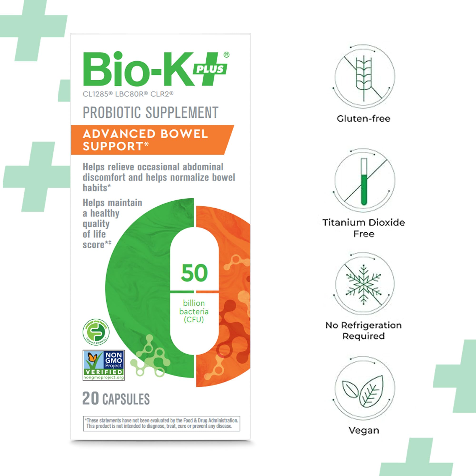 Delayed-release technology protects probiotics to reach the gut.