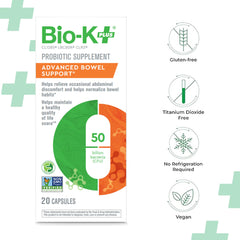 Delayed-release technology protects probiotics to reach the gut.