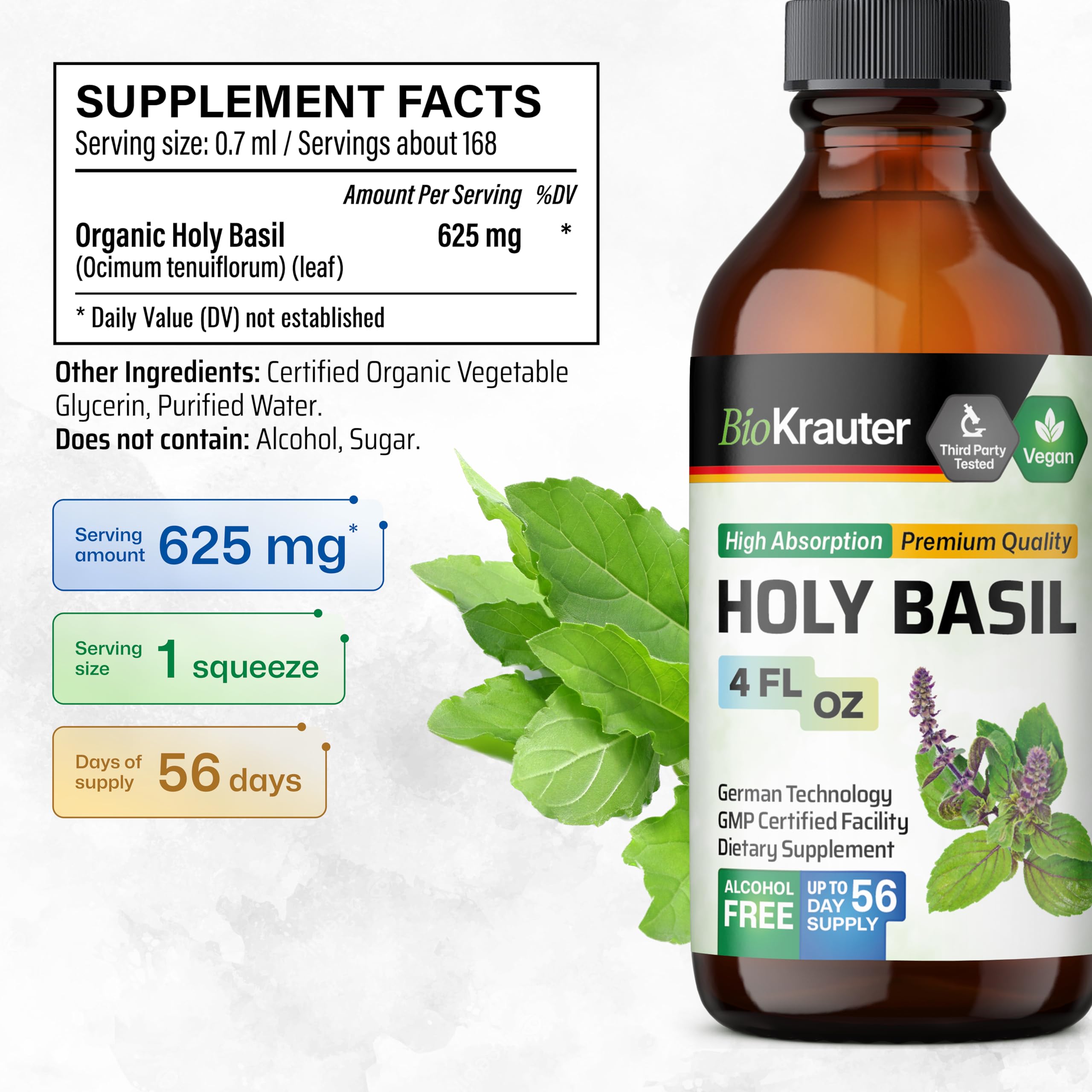 BIO KRAUTER glycerin-base ingredient emphasizes smooth flavor