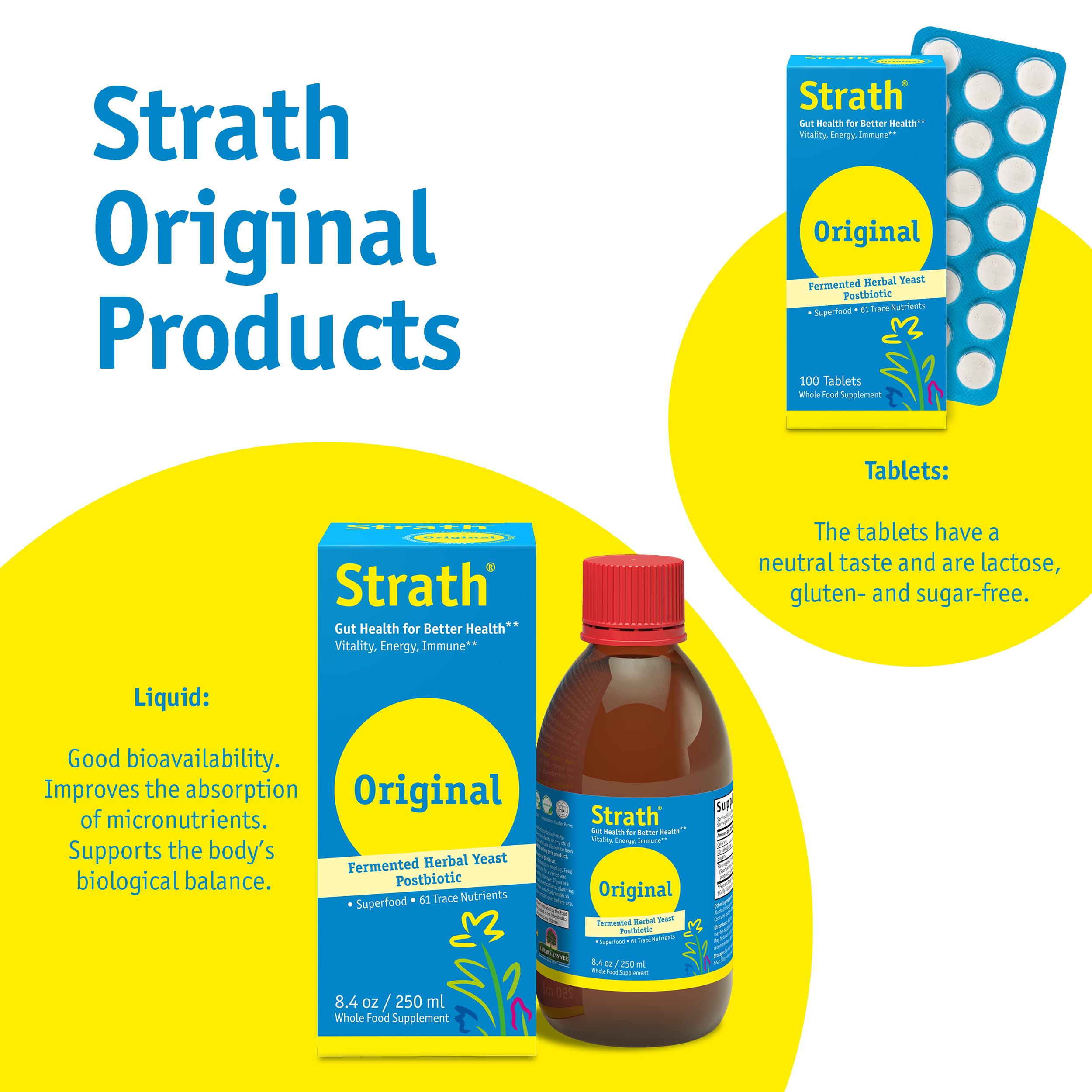 Bio-Strath ingredients-vitamins-minerals highlights 61 vital substances in formula