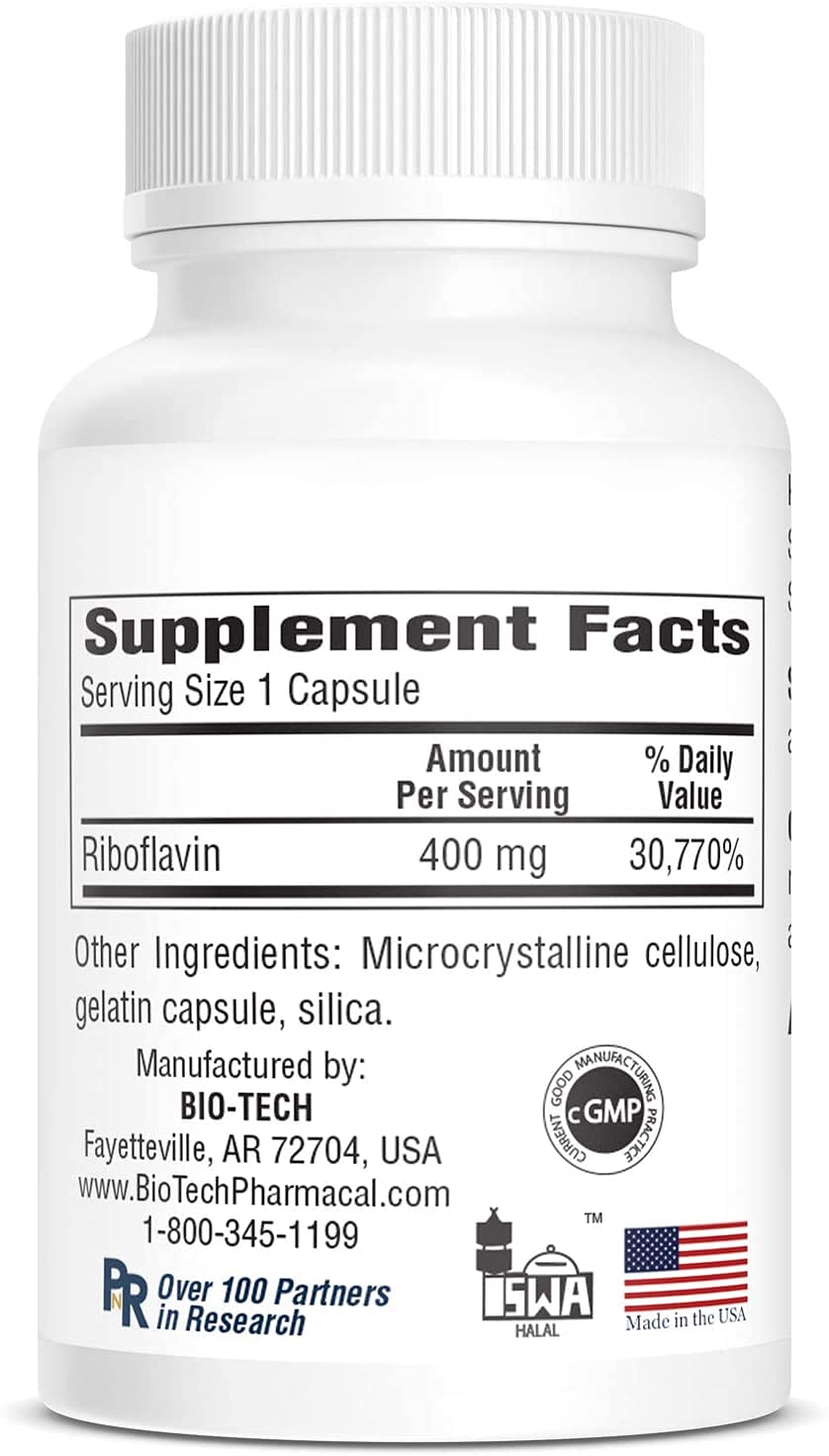 Bio-Tech Pharmacal B2-400 packaging with clean design for daily wellness routines