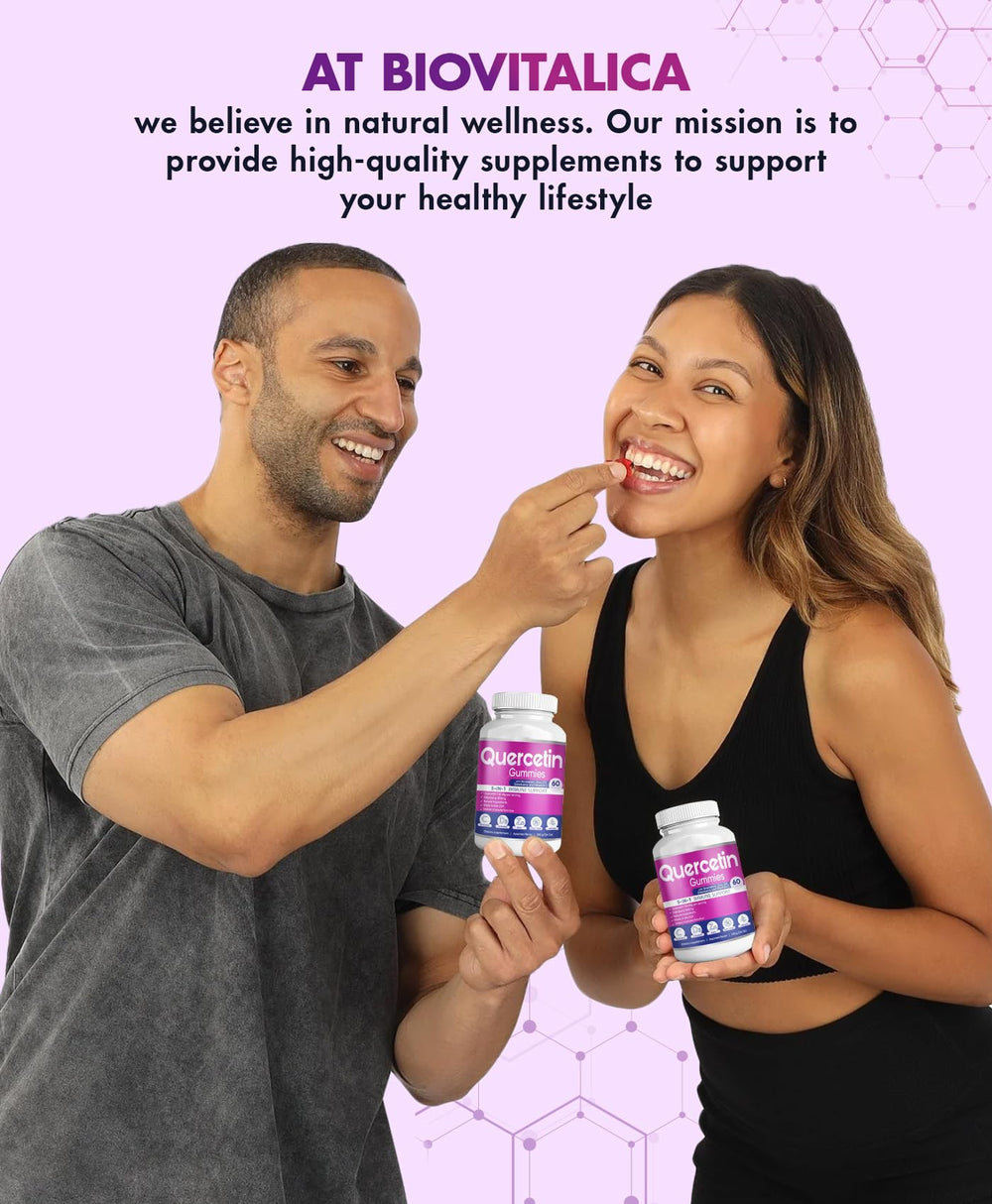 Gummies displayed on clean surface emphasizing vegan and gluten-free formula.