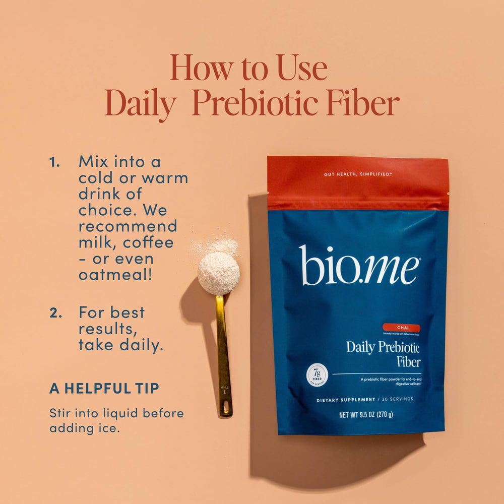 Bio.me label highlights glyphosate-free and vegan certifications.