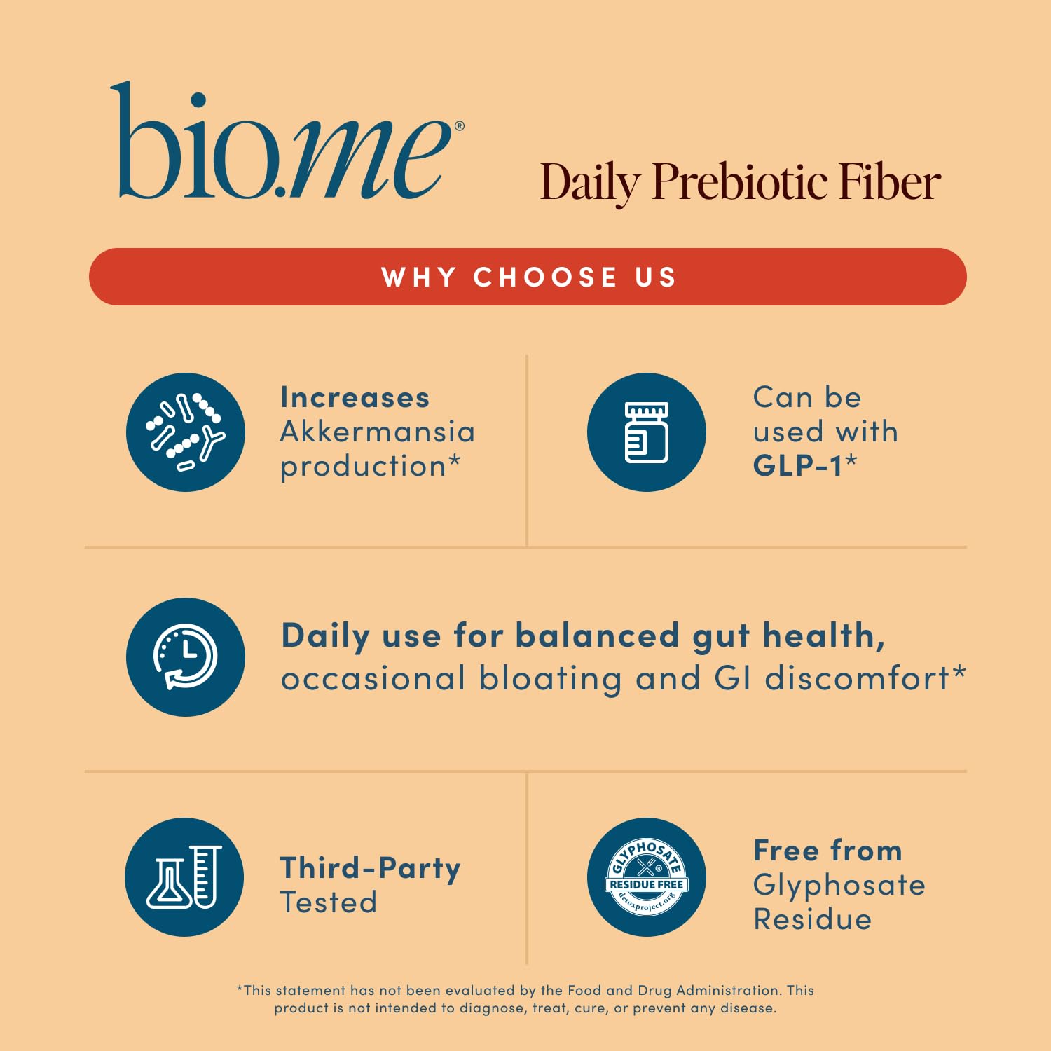 Bio.me chai fiber powder prepared as a ready-to-use daily serving.