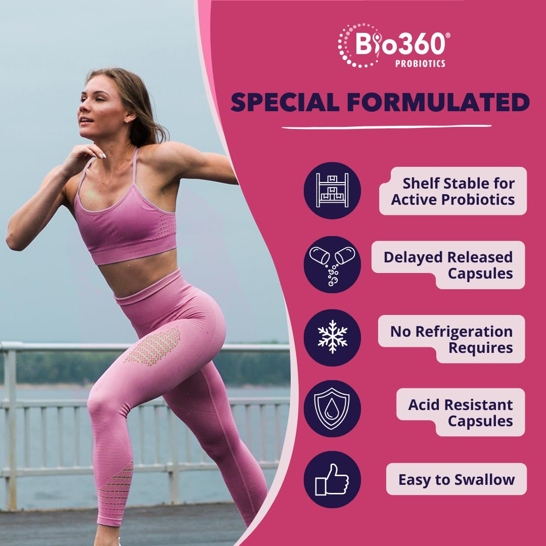 Vegan, non-GMO Bio360 probiotic formula free from common allergens