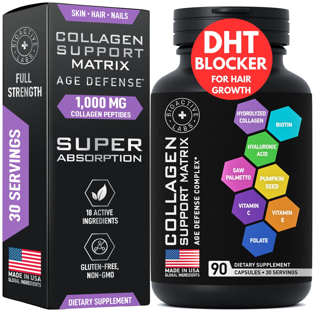 BIOACTIVE LABS Age Defense nutrition facts section supports transparent labeling.
