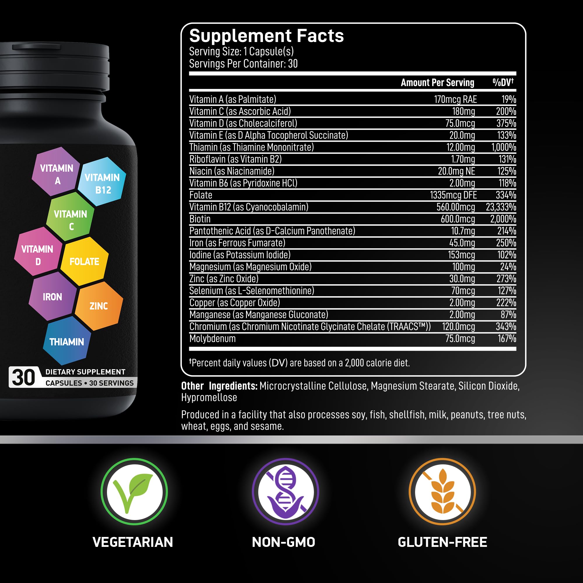 Bioactive Labs Bariatric Multivitamin bottle closed shows trusted branding.