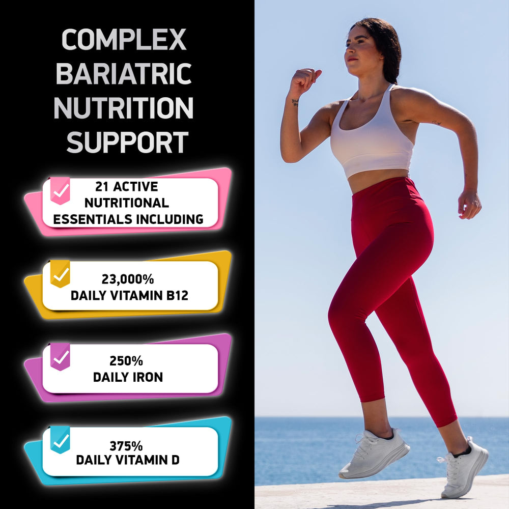 Bioactive Labs Bariatric Multivitamin non-GMO seal assures quality.