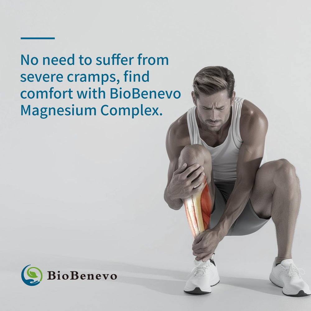 BioBenevo magnesium Complex supports post-workout muscle recovery scene.