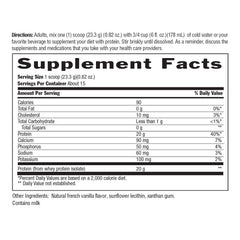 Biochem Whey Isolate scoop highlights easy to measure serving size