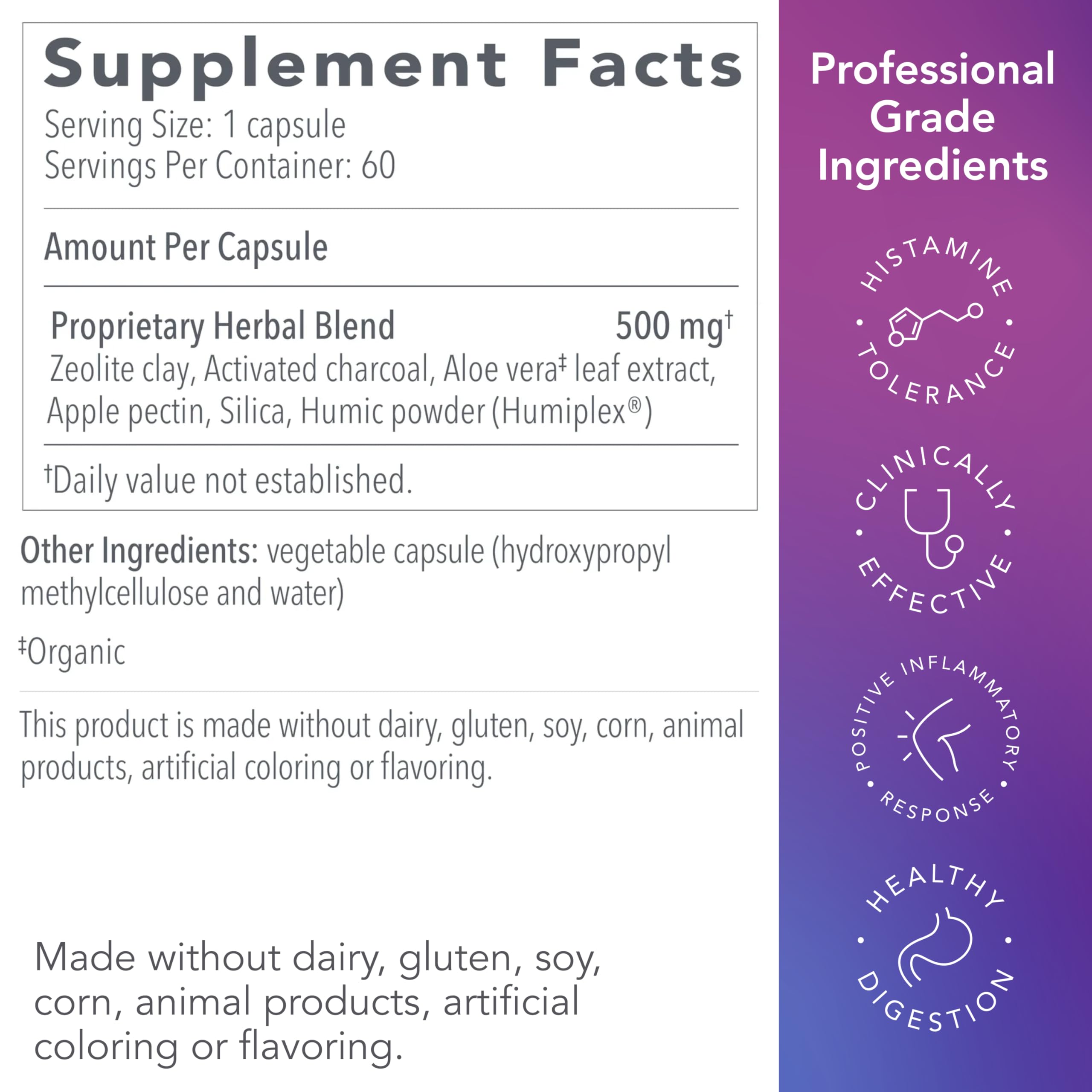 Biocidin G.I. Detox+ packaging box conveys comprehensive detox support in a single bottle.