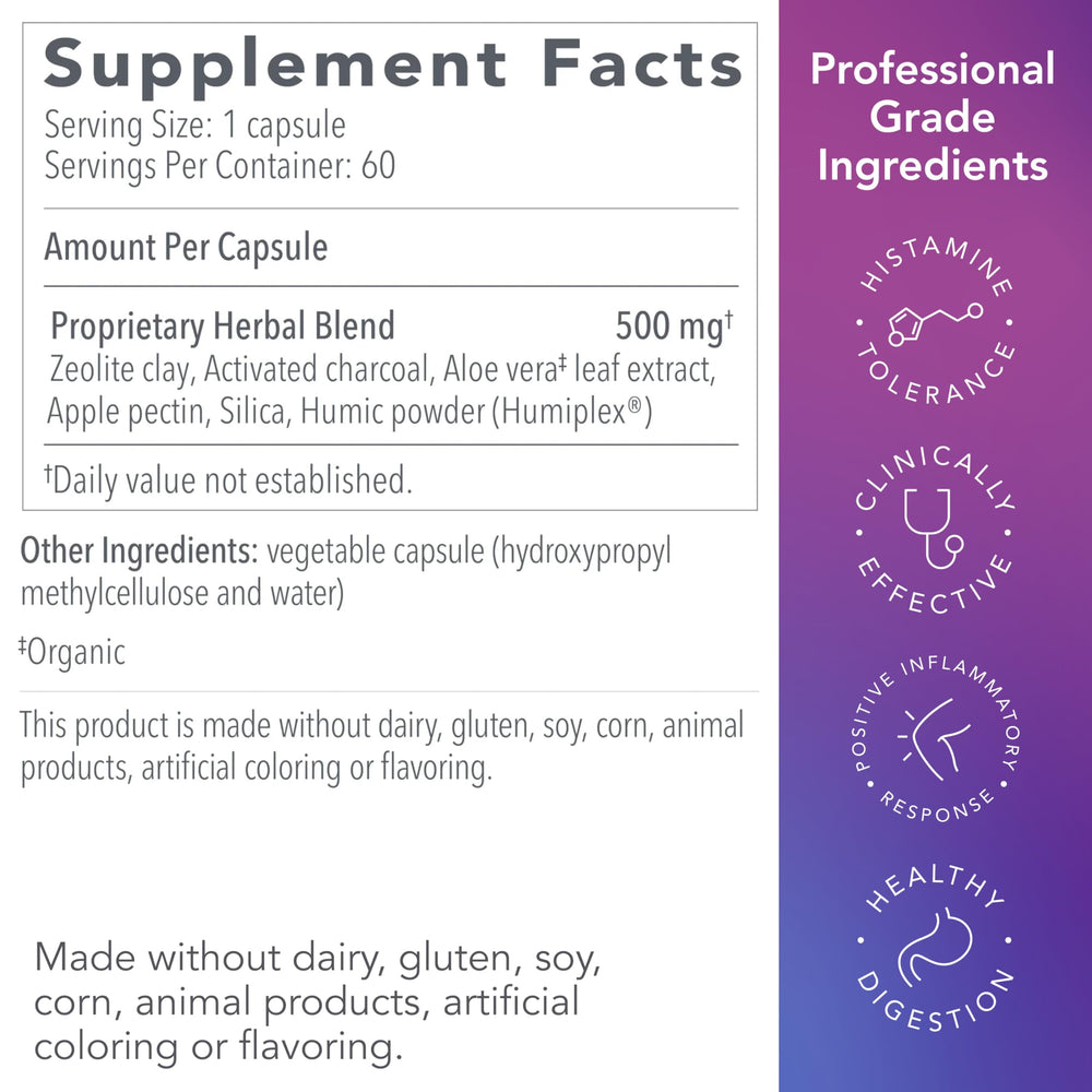Biocidin G.I. Detox+ packaging box conveys comprehensive detox support in a single bottle.
