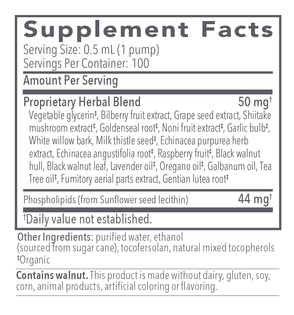 Biocidin LSF tasting-friendly formula concept illustrating mild taste.