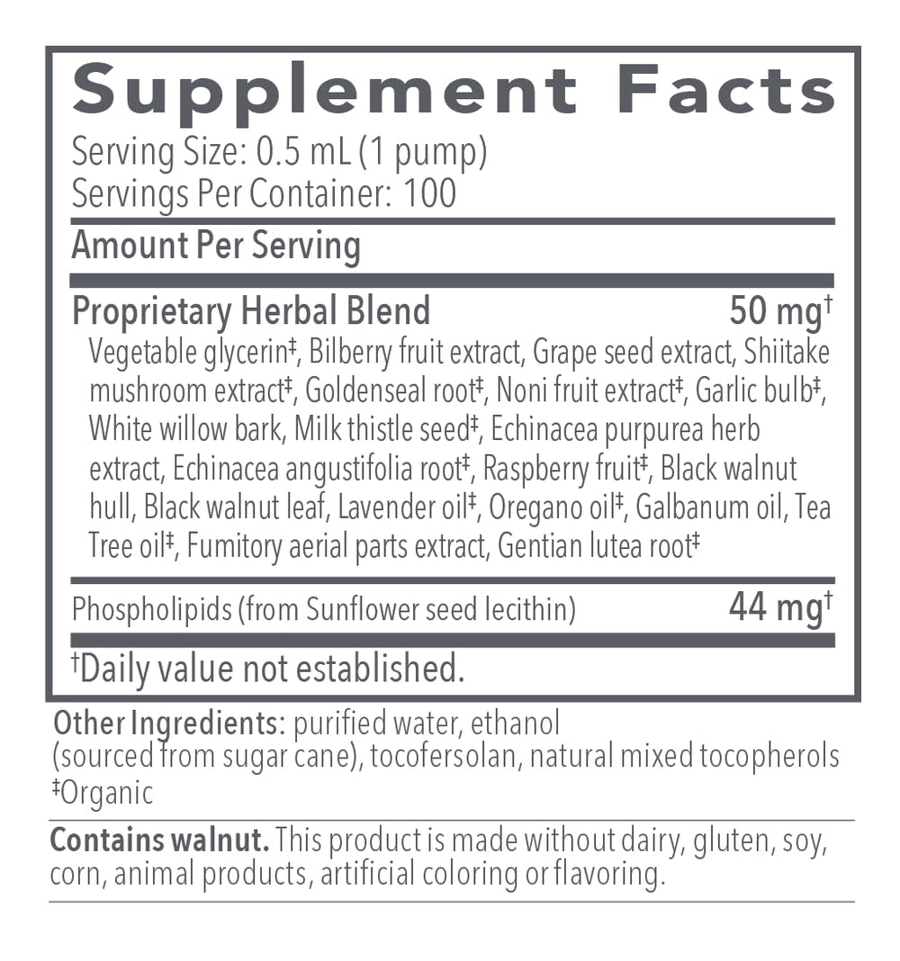 Biocidin LSF tasting-friendly formula concept illustrating mild taste.