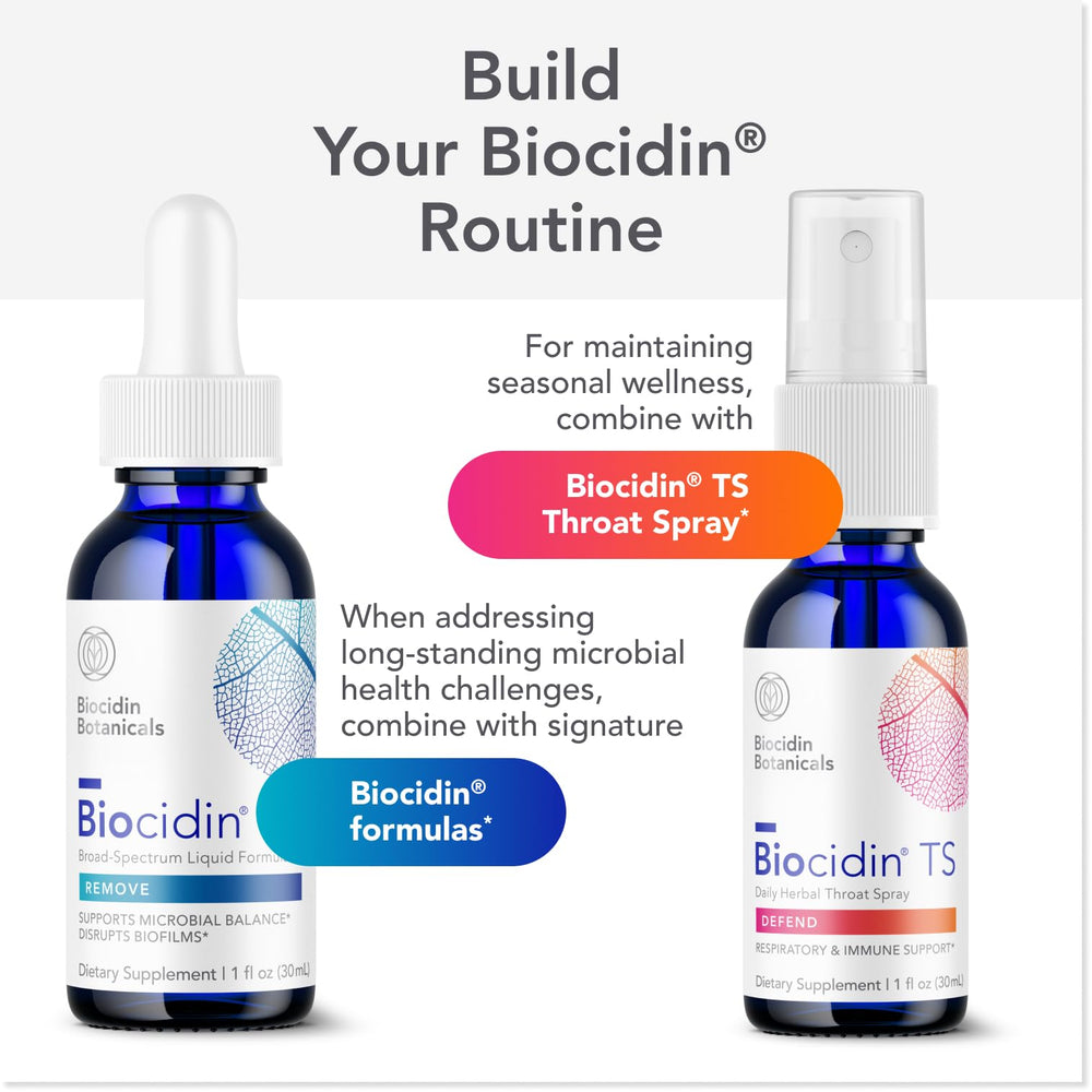 Biocidin Olivirex blister-pack with capsules ready for daily routines