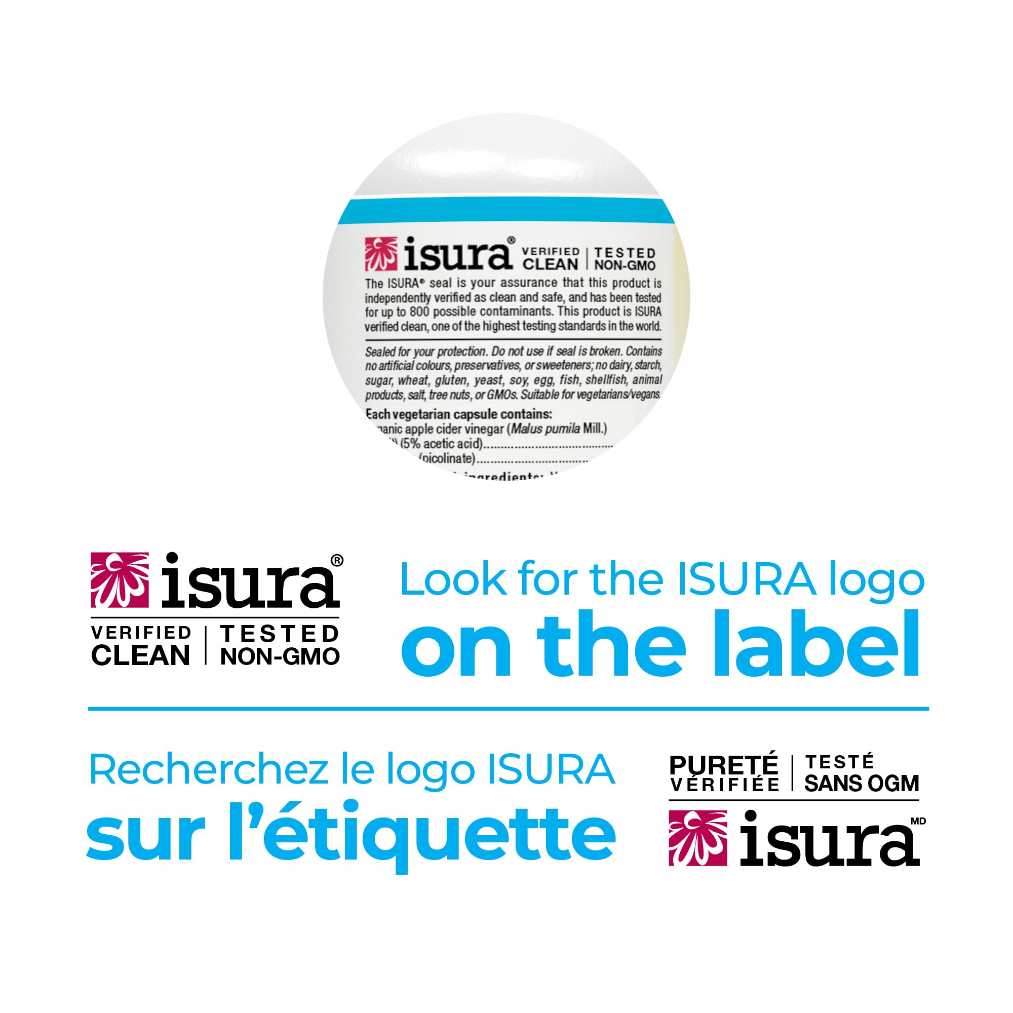 Bioclinic Calm Pro ingredients label featuring L-Theanine and supporting compounds.