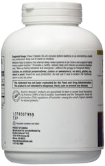 Closeup of Somno Pro Tropical Breeze chewable tablets ready for bedtime.