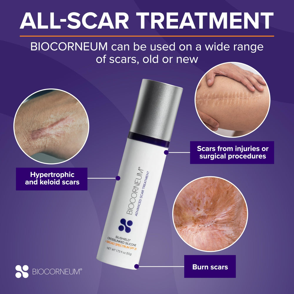 Biocorneum packaging box front communicates surgeon-recommended branding.