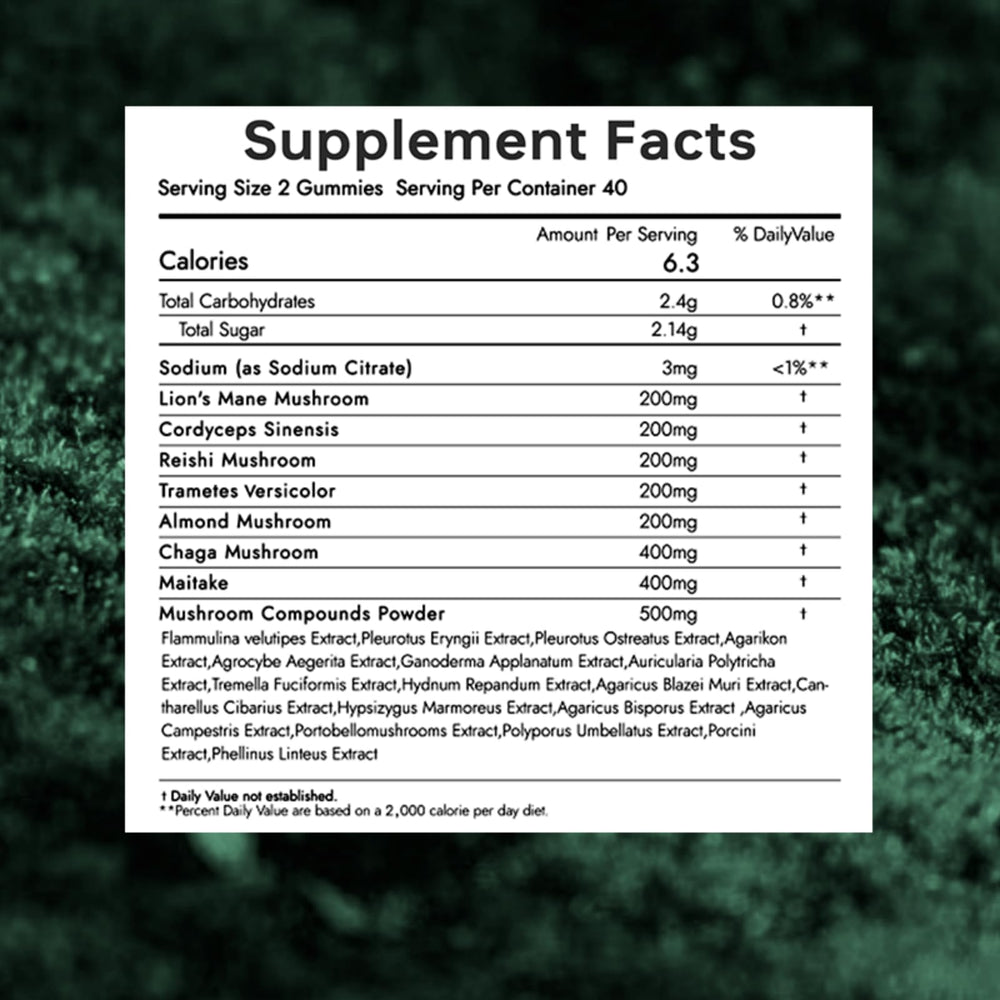 Biodepot Lions Mane gummies for nerve support