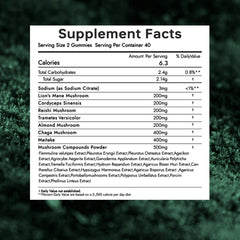 Biodepot Lions Mane gummies for nerve support