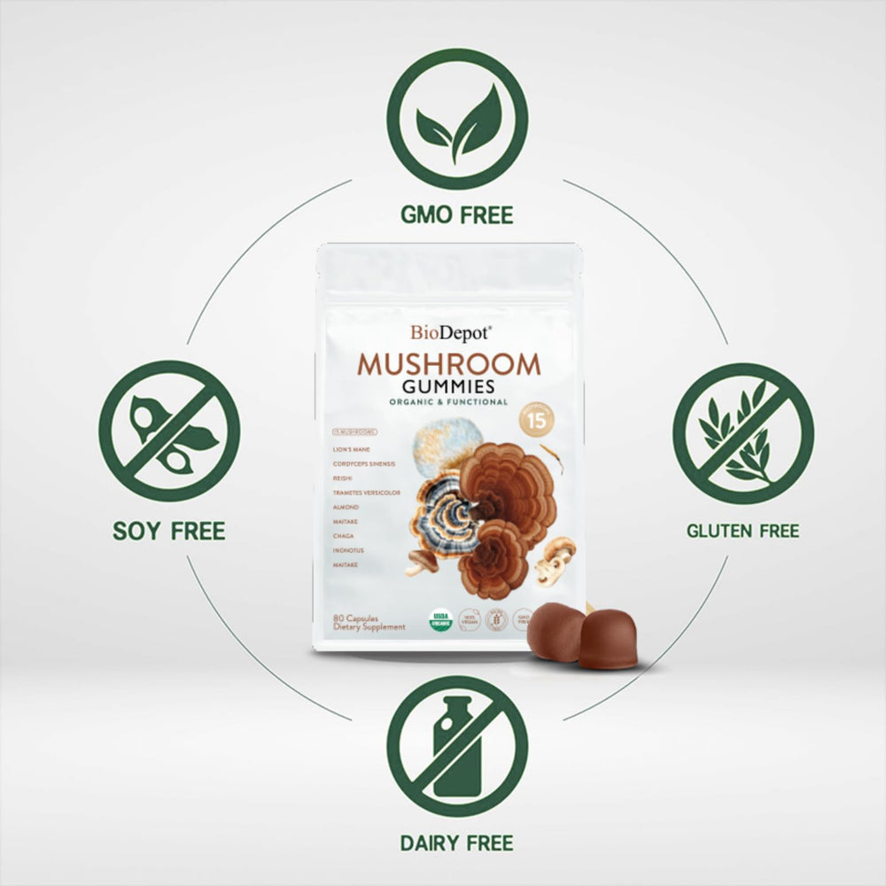 Biodepot Reishi immune-regulation gummies