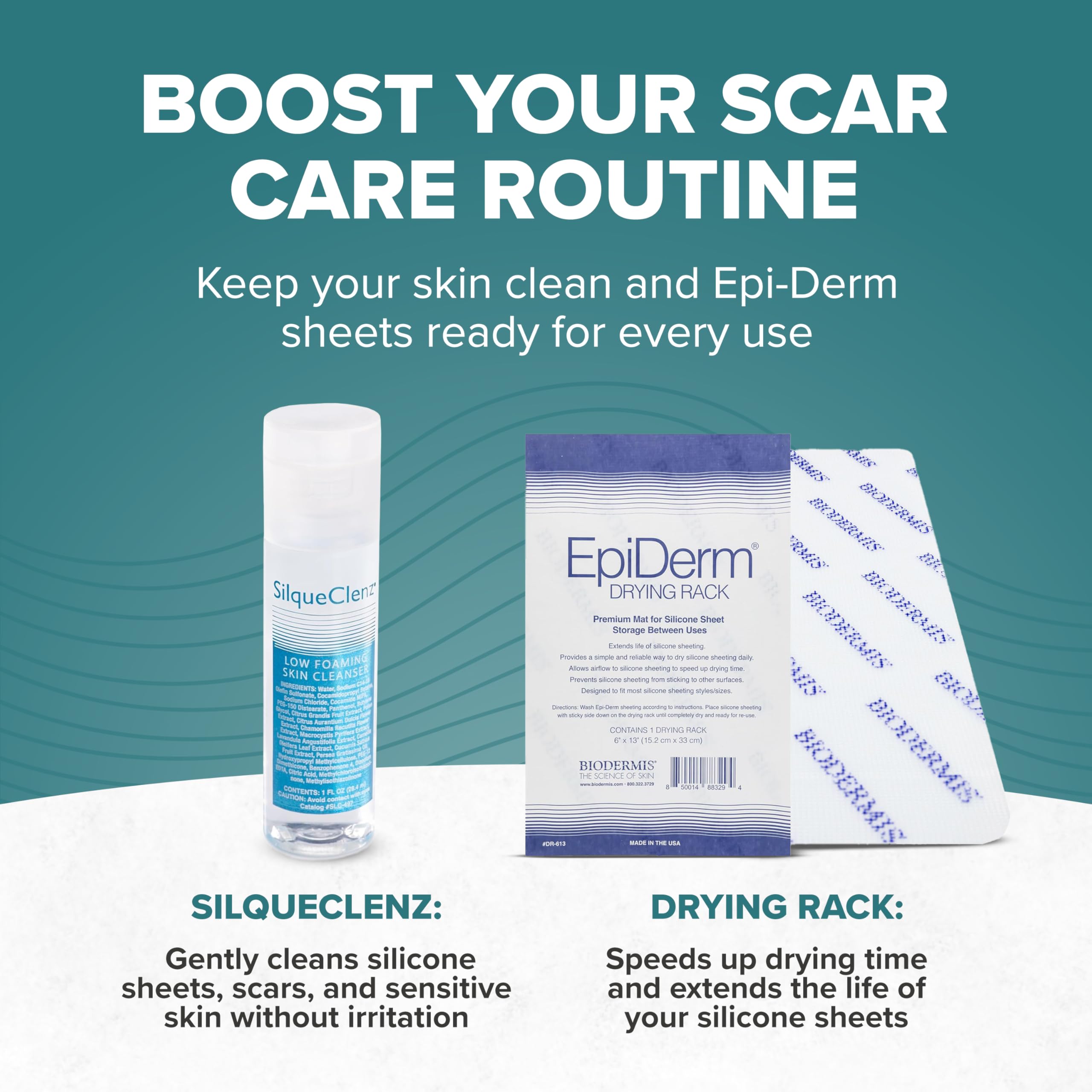 Biodermis Epiderm Circles natural fabric-backed option.