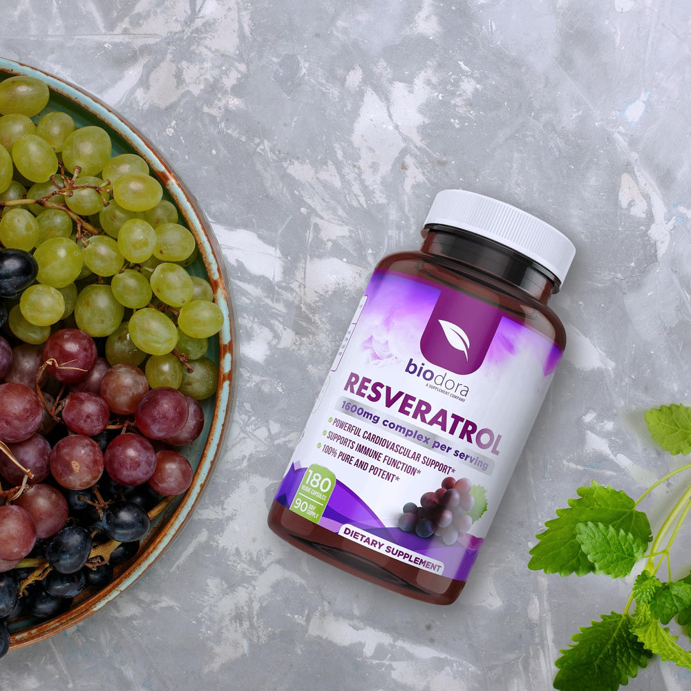 Biodora Resveratrol with Grape Seed polyphenols for circulatory support.