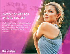 BioEmblem CoQ10 BioPerine capsule: enhanced absorption for better bioavailability.