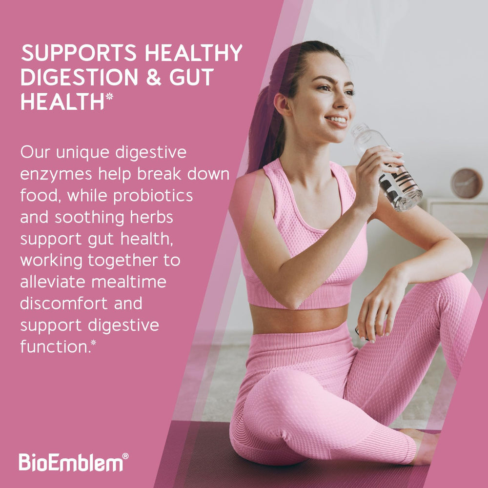 BioEmblem probiotic blend with 12 strains for gut health