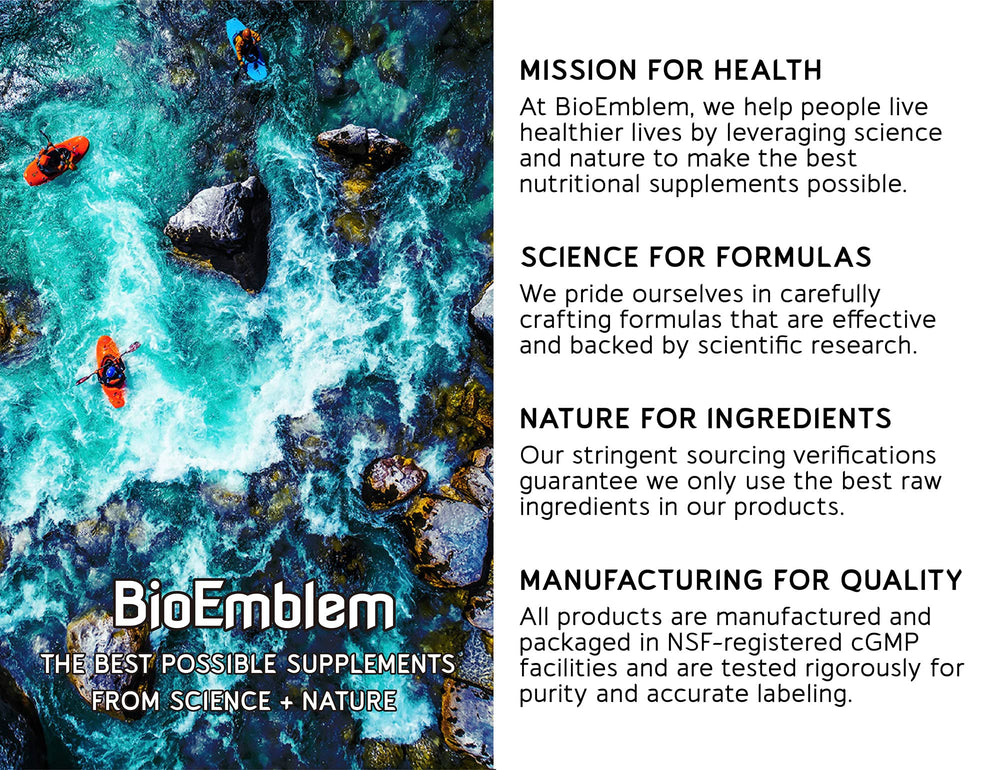 BioEmblem Sleep Aid manufactured in the USA at a quality facility