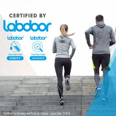 BioEmblem label detail shows vegan, non-GMO quality and clean ingredients.