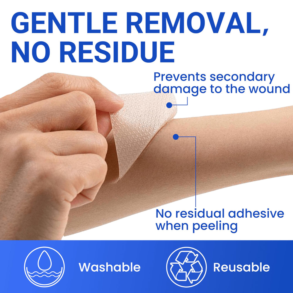 Bioemmalab easy peel-remove design leaves no residue.