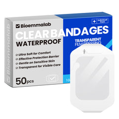 Bioemmalab large waterproof bandage suitable for post‑op coverage and tattoos.