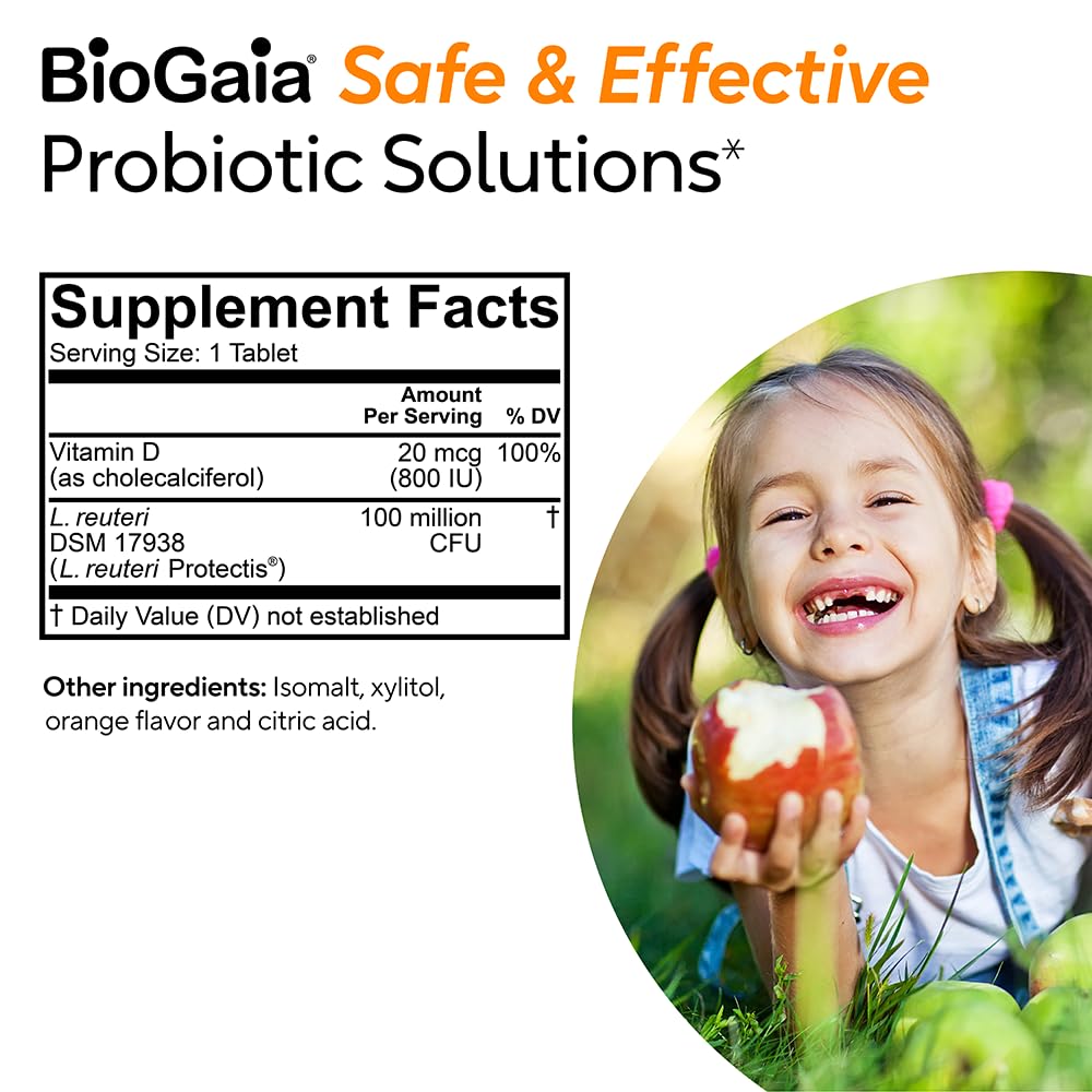 BioGaia Immune Active Kids 30-day supply box displayed
