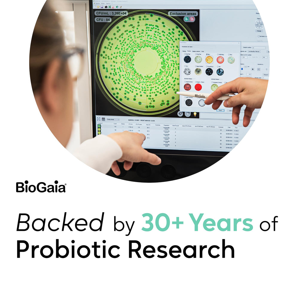 BioGaia Prodentis drops microbiome replenishment integrated into daily regimen.