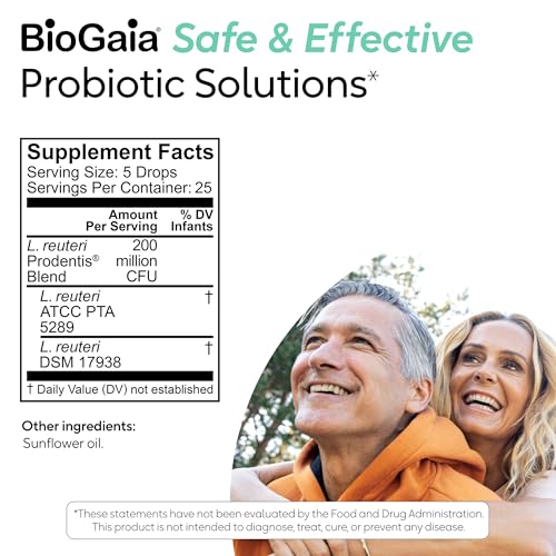BioGaia Prodentis drops packaging label provides clear daily-use guidance.