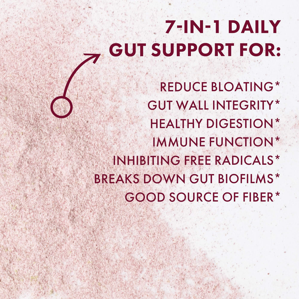 BIOHM Digestive Reds featuring beets for natural fiber and color