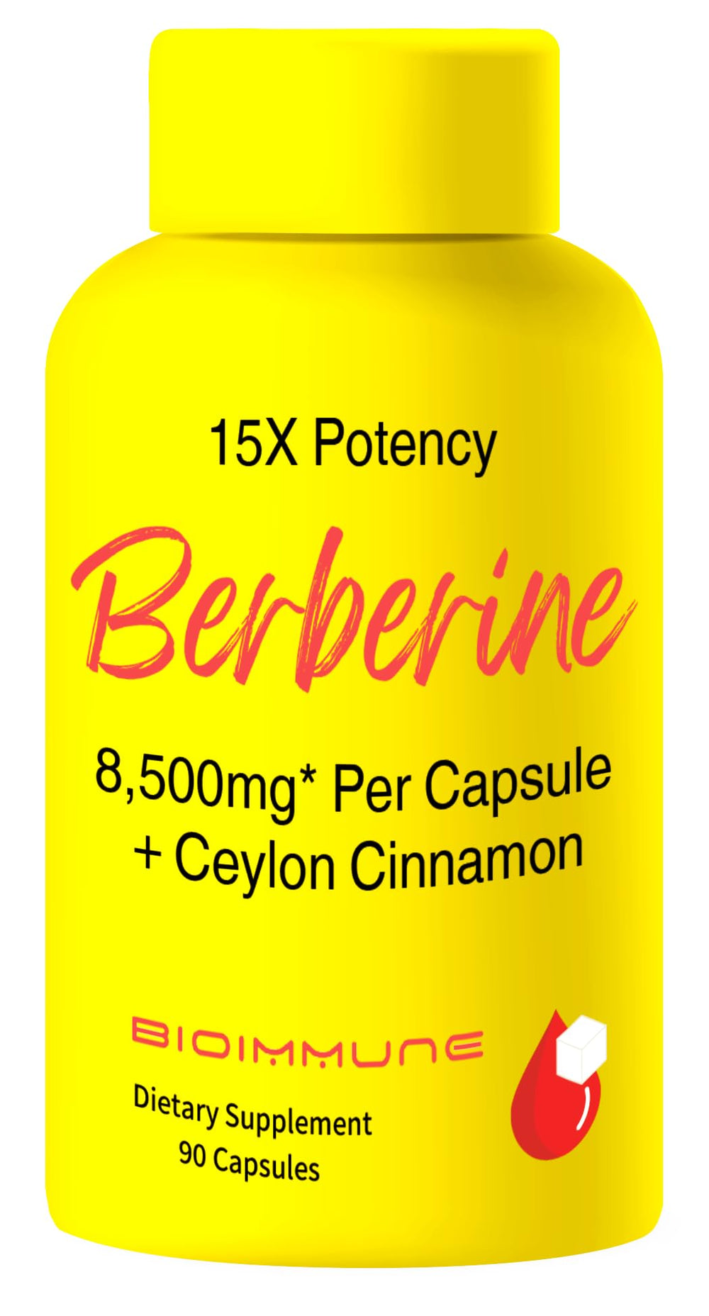 BioImmune Berberina cápsula 15X potencia para más activos.